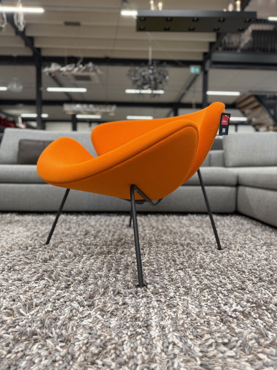 Image 1 of Artifort Fauteuil Slice orange tissu Tonus orange