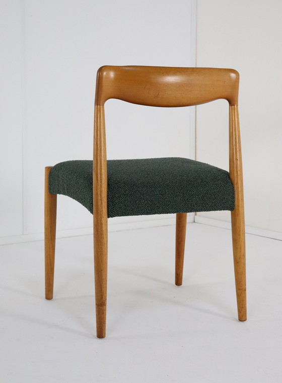 Image 1 of 4X Chaise danoise Chaise à manger 'Bjerremose' Vintage