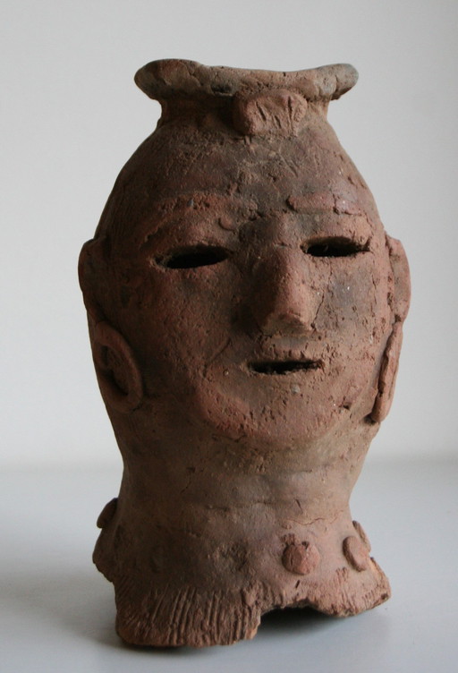 Tête de guerrier Haniwa