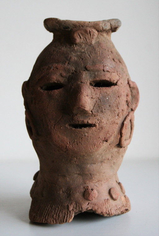 Tête de guerrier Haniwa