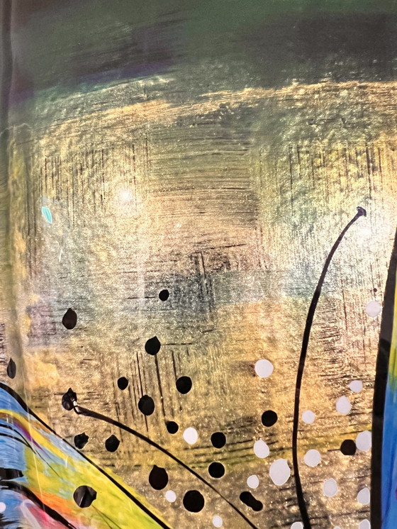 Image 1 of Vase en verre sur pied