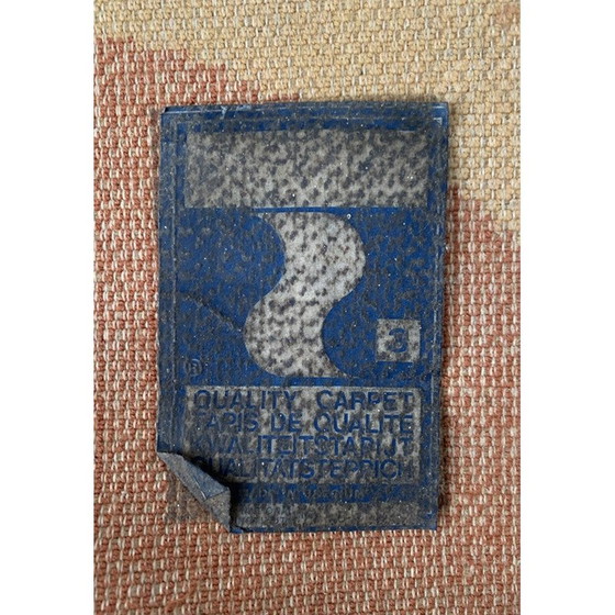 Image 1 of Tapis en laine du milieu du siècle, Belgique, années 1970