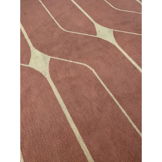 Image 1 of Tapis en laine du milieu du siècle, Belgique, années 1970