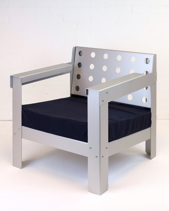 Image 1 of Chaise longue en aluminium anodisé hors site