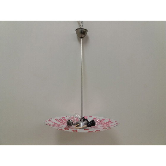 Image 1 of Suspension en verre du Mid Century Napako 1960s