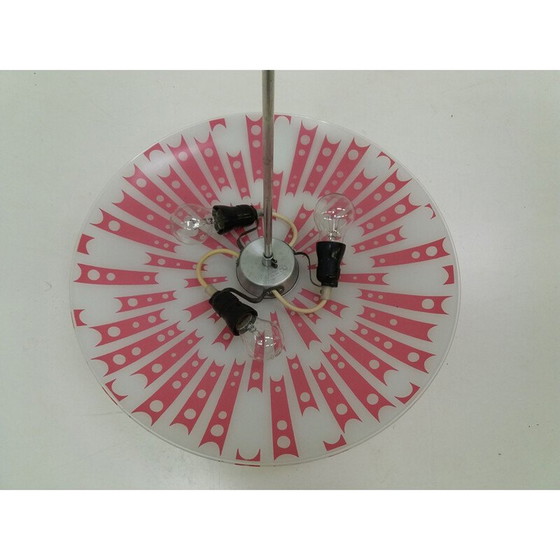 Image 1 of Suspension en verre du Mid Century Napako 1960s