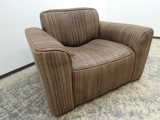 Image 1 of De Sede Ernst Lüthy Fauteuil Fauteuil design Chaise en cuir Rareté