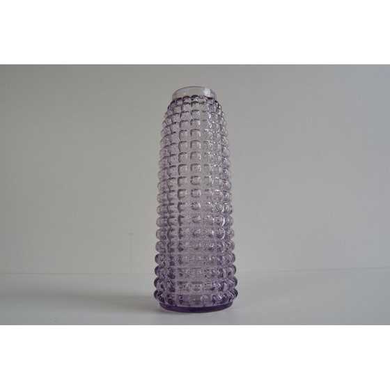 Image 1 of Vase vintage en verre Prachen tchèque par Frantisek Koudelka, 1970