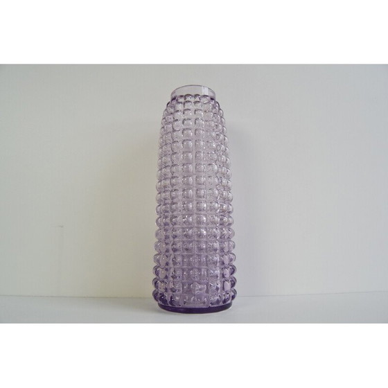 Image 1 of Vase vintage en verre Prachen tchèque par Frantisek Koudelka, 1970