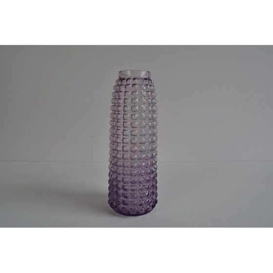 Image 1 of Vase vintage en verre Prachen tchèque par Frantisek Koudelka, 1970