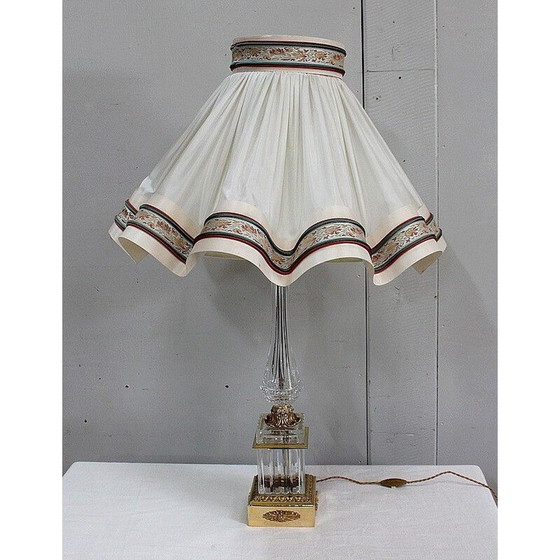 Lampe vintage en cristal taillé, 1940 (photo 2 of 13)