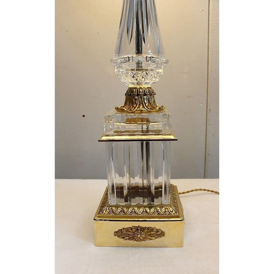 Lampe vintage en cristal taillé, 1940 (photo 5 of 13)