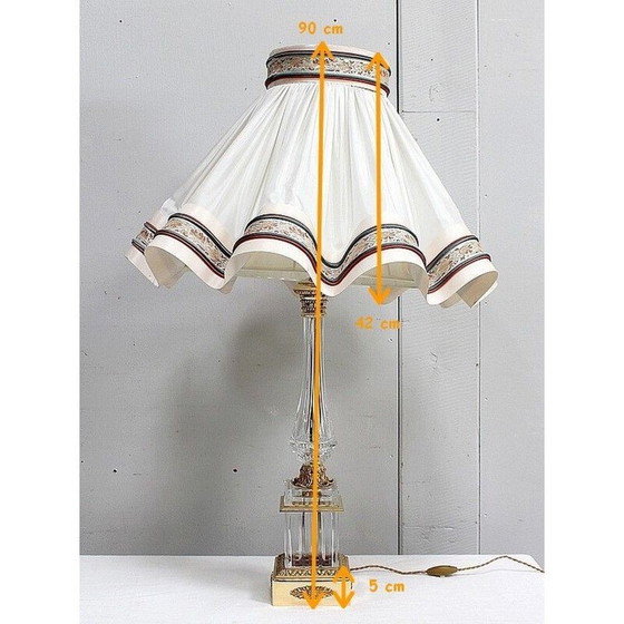 Lampe vintage en cristal taillé, 1940 (photo 9 of 13)