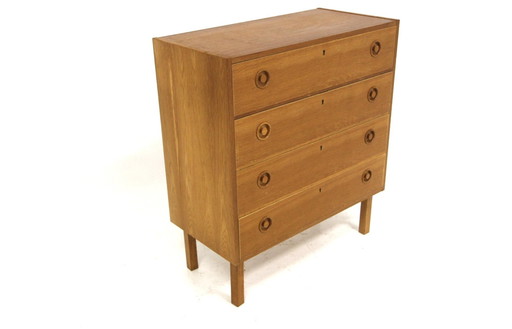  Commode Scandinave En Chêne, Suède, 1960 