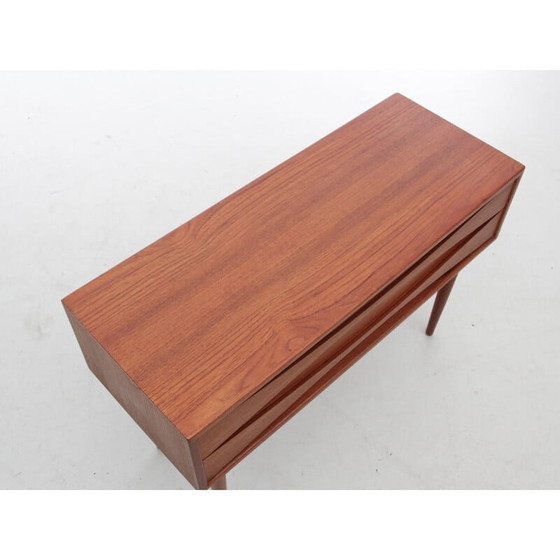 Image 1 of Commode scandinave vintage en teck avec 2 tiroirs par Arne Vodder pour Sibast Furniture