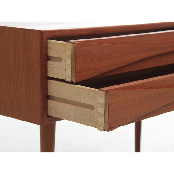 Image 1 of Commode scandinave vintage en teck avec 2 tiroirs par Arne Vodder pour Sibast Furniture