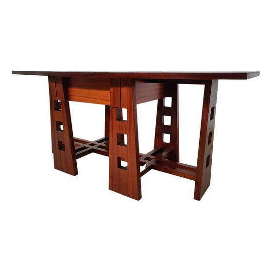 Image 1 of Table de salle à manger avec tiroir, Mid Century, Italie, années 1960