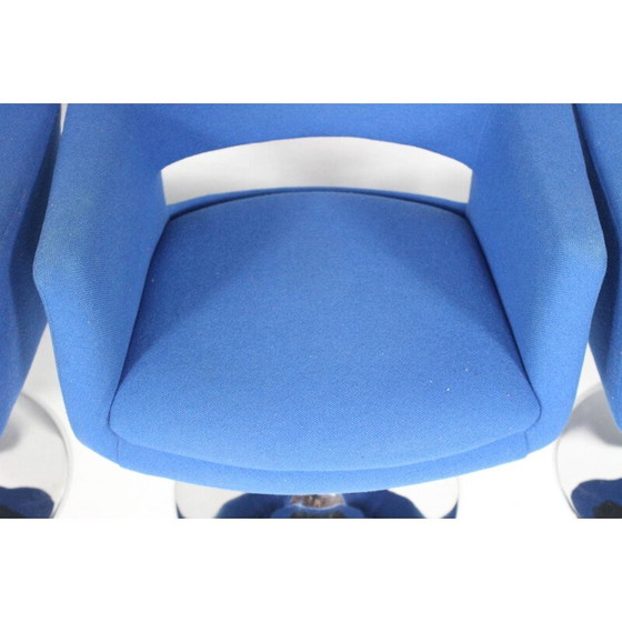 Image 1 of Ensemble de 5 chaises pivotantes vintage Largo de Johanson Design - années 2000