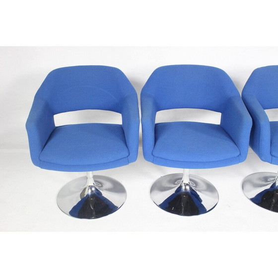 Image 1 of Ensemble de 5 chaises pivotantes vintage Largo de Johanson Design - années 2000