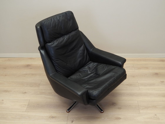 Image 1 of Fauteuil pivotant, Design danois, 1970S, Designer : Werner Langenfeld, Manufacture : Esa