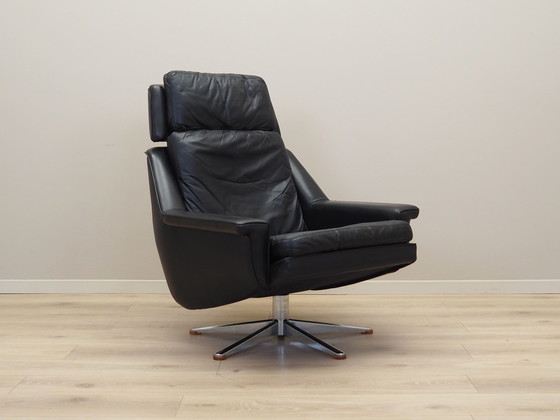 Image 1 of Fauteuil pivotant, Design danois, 1970S, Designer : Werner Langenfeld, Manufacture : Esa