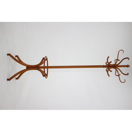 Image 1 of Porte-manteau vintage en hêtre par Ton, Tchécoslovaquie 1980