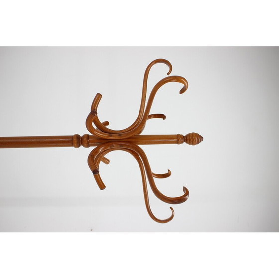 Image 1 of Porte-manteau vintage en hêtre par Ton, Tchécoslovaquie 1980
