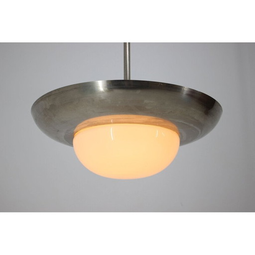 Lampe suspendue Bauhaus vintage fonctionnaliste par Franta Anyz, années 1930