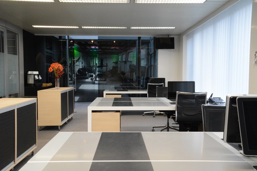 5X Bureau Fantoni Gris-Noir-Blanc