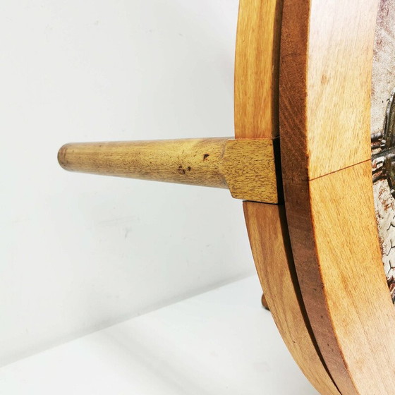 Image 1 of Table basse vintage avec céramiques par Ox Art, Danemark 1970