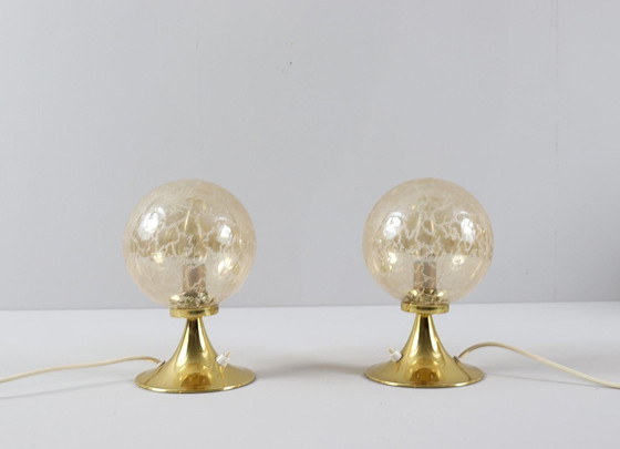 Image 1 of 2 lampes champignon Space Age/lampe de table, Allemagne, années 1970