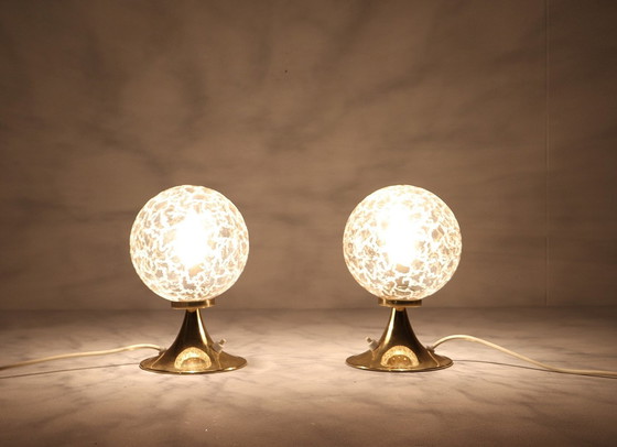 Image 1 of 2 lampes champignon Space Age/lampe de table, Allemagne, années 1970