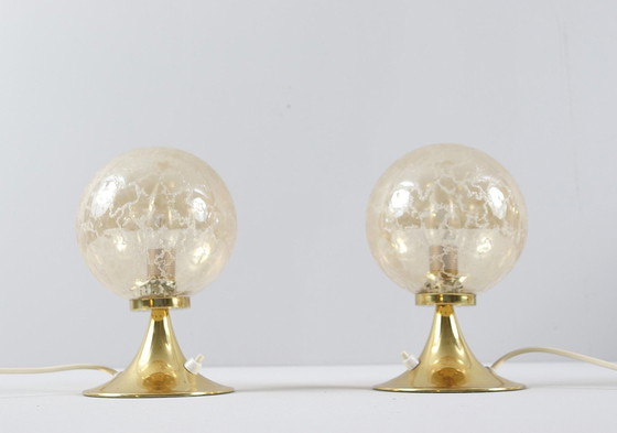 Image 1 of 2 lampes champignon Space Age/lampe de table, Allemagne, années 1970