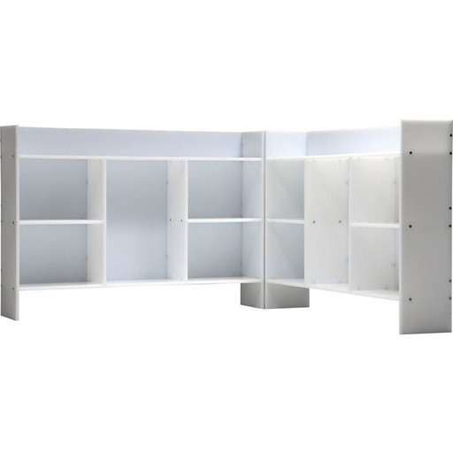 Etagère blanche vintage de Johan Viladrich, 2020