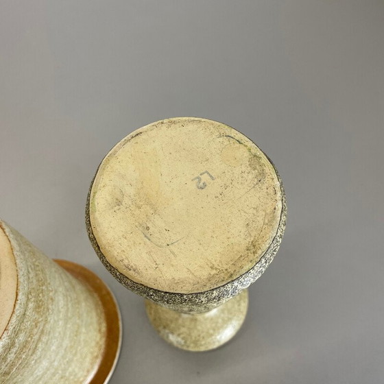 Image 1 of Paire de vases en céramique vintage de Vest Ceramics, Pays-Bas 1970
