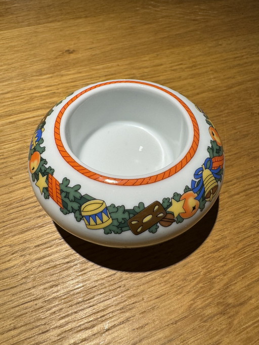 Bougie à réchaud Arzberg en porcelaine 4 pièces