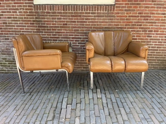 Image 1 of 2x Girsberger Eurochairs, Hans Eichenberger