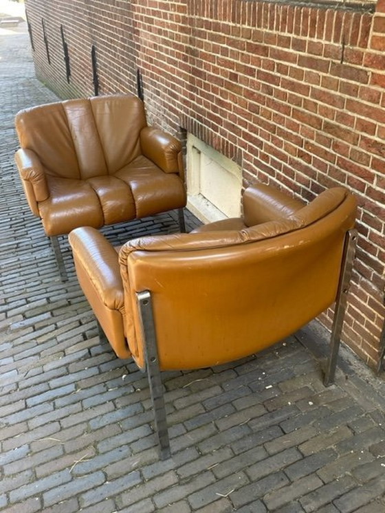 Image 1 of 2x Girsberger Eurochairs, Hans Eichenberger