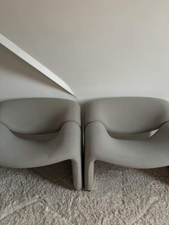 Image 1 of 2x Pierre Paulin Groovy Lounge Chair Artifort