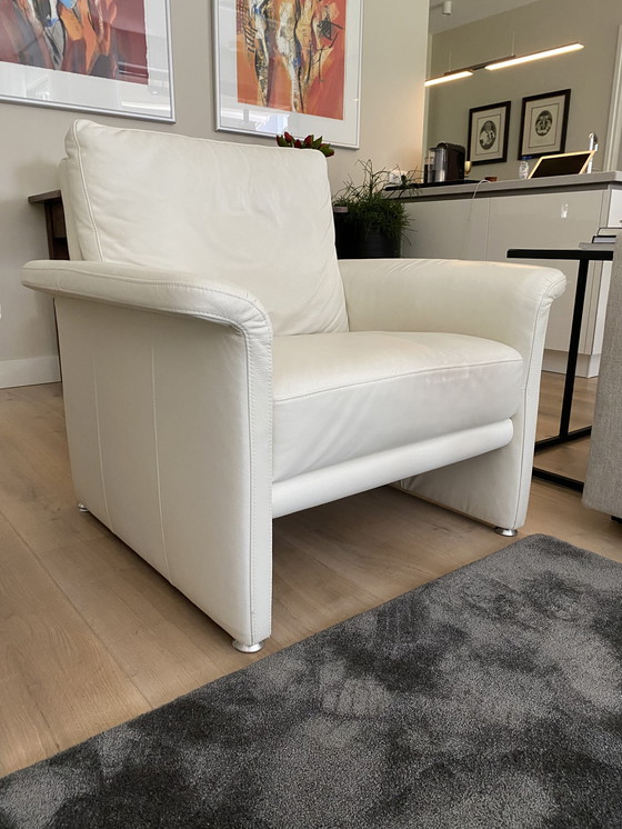 Image 1 of 2x Fauteuils en cuir nappa Laauser