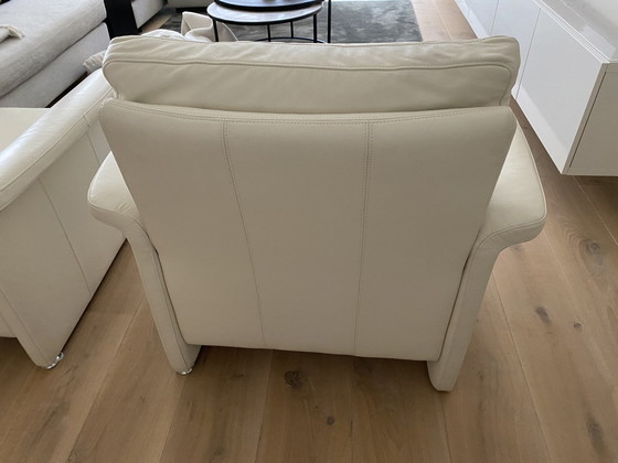 Image 1 of 2x Fauteuils en cuir nappa Laauser