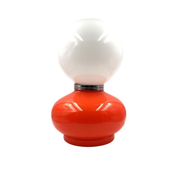 Image 1 of Lampe de table vintage en verre de l'ère spatiale, Massive Belgium 1970