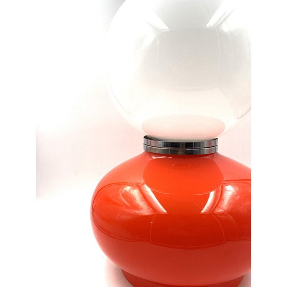 Image 1 of Lampe de table vintage en verre de l'ère spatiale, Massive Belgium 1970