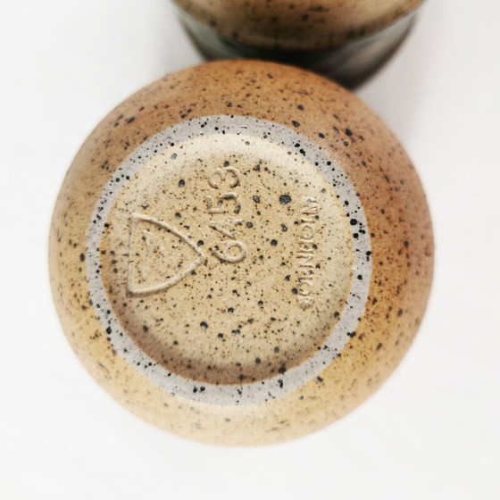 Image 1 of Paire de tasses en céramique vintage pour Bornholm, Danemark 1960