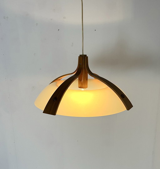 Lampe suspendue vintage, Modèle 328, Temde Leuchten '60