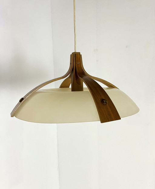 Lampe suspendue vintage, Modèle 328, Temde Leuchten '60