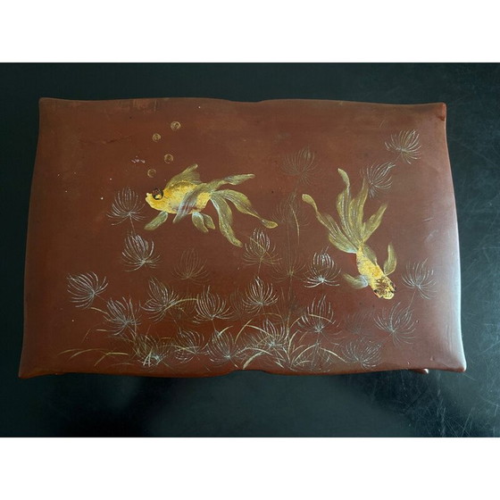 Image 1 of Boîte en laque vintage de Nguyen Than Ley, 1950-1960