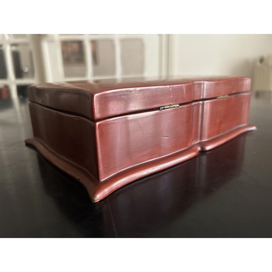 Image 1 of Boîte en laque vintage de Nguyen Than Ley, 1950-1960