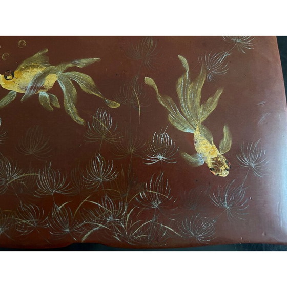 Image 1 of Boîte en laque vintage de Nguyen Than Ley, 1950-1960