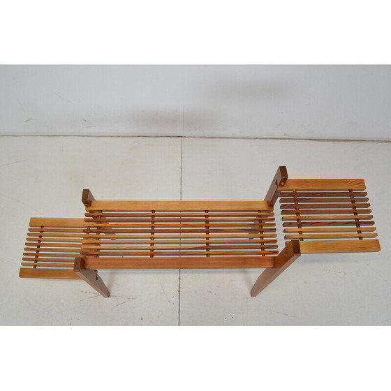 Image 1 of Jardinière vintage en bois, Tchécoslovaquie années 1960